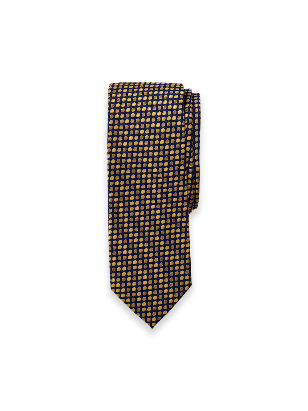 Alternate Shot of Men's navy/gold  Neckwear  - 1