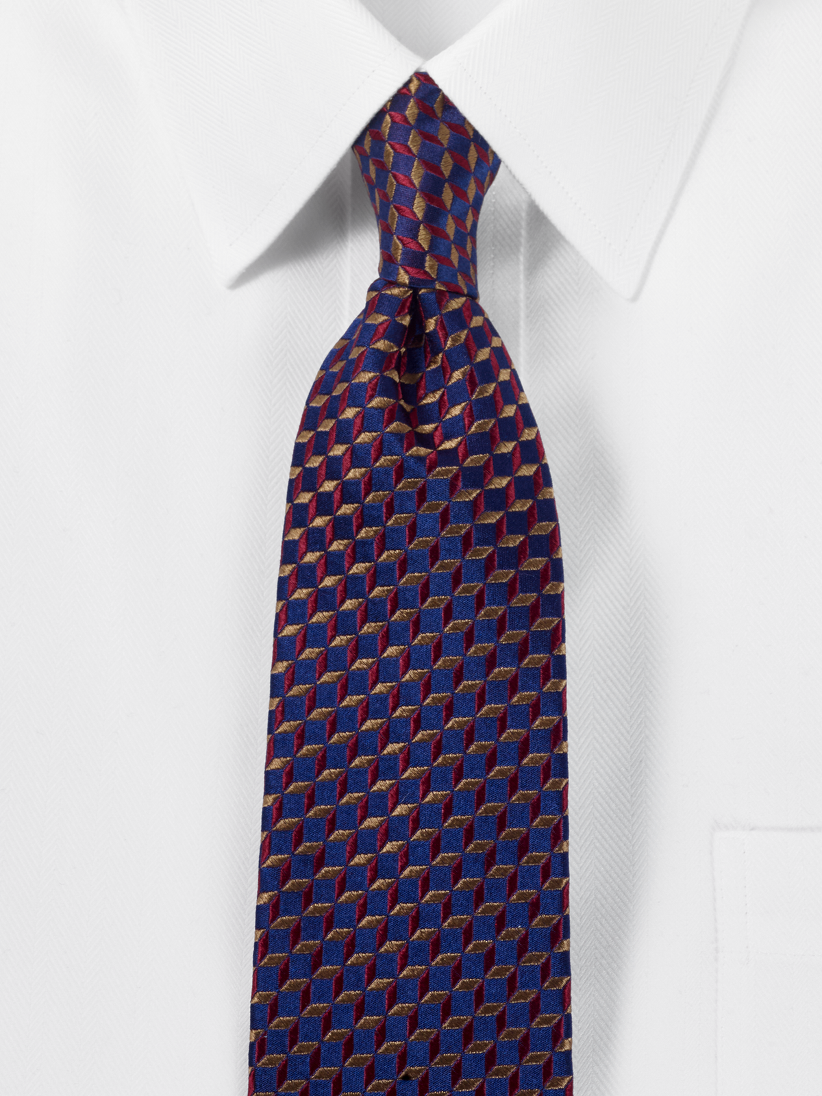 Alternate Shot of Men's navy multi  Neckwear 