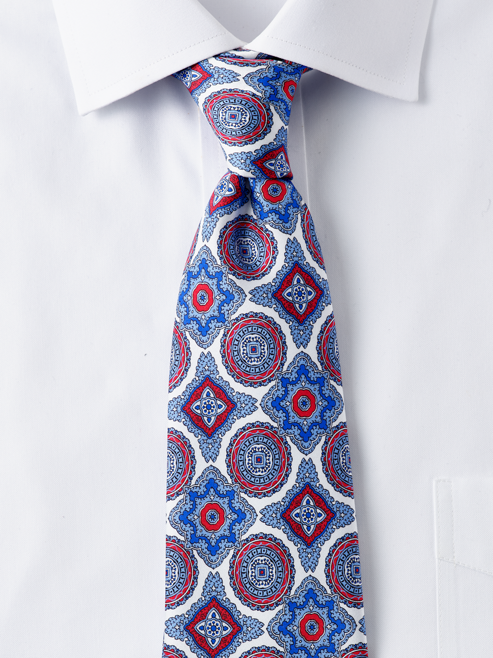 Alternate Shot of Men's blue/red  Neckwear  - 1