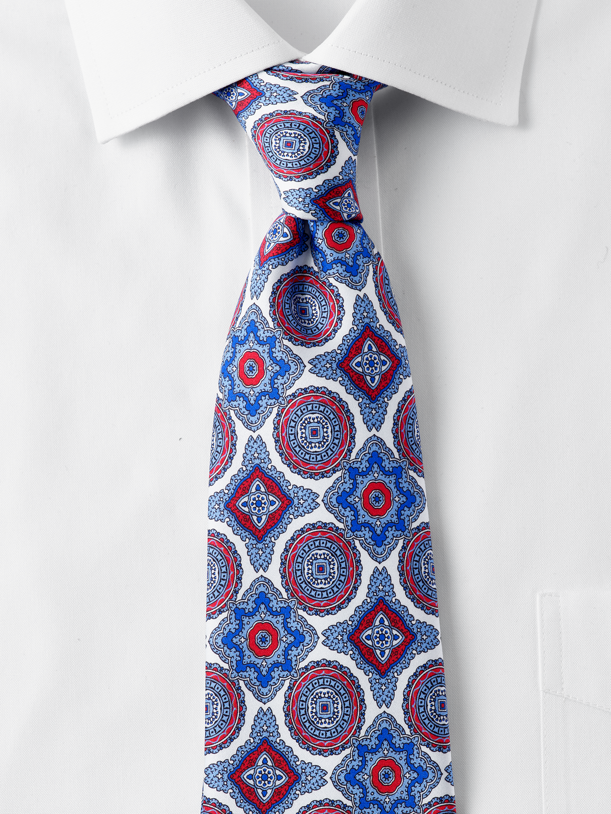 Alternate Shot of Men's blue/red  Neckwear 