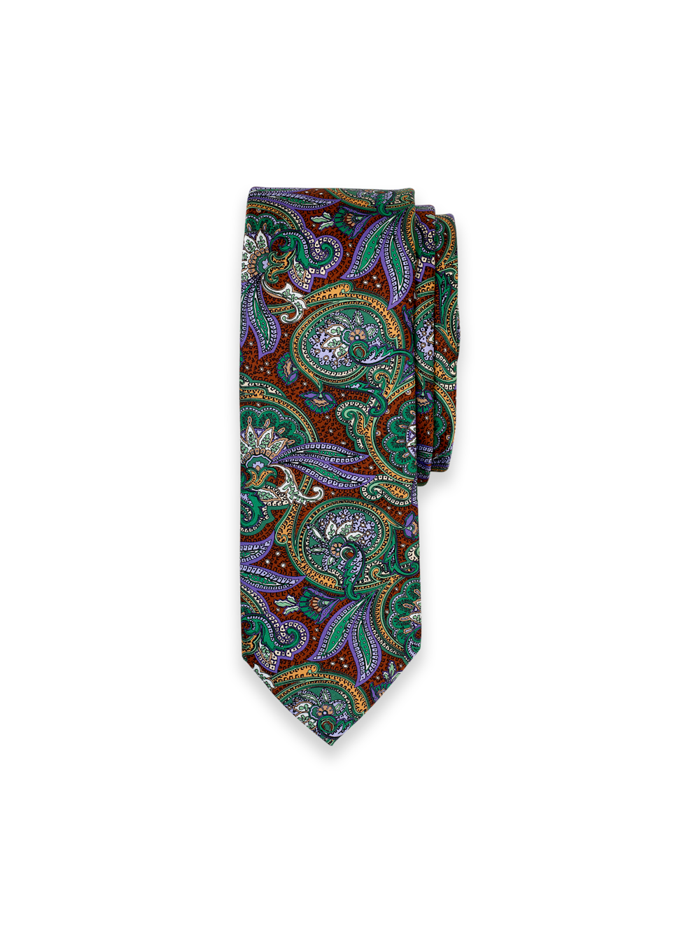Alternate Shot of Men's brown multi  Neckwear  - 1