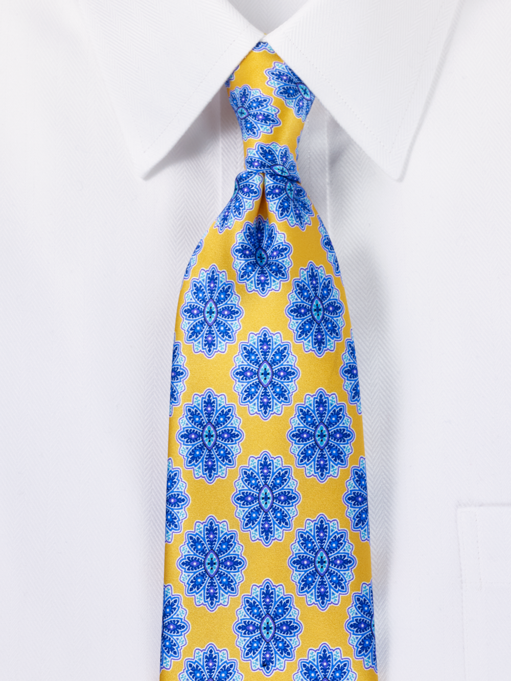 Men's yellow/blue  Neckwear 