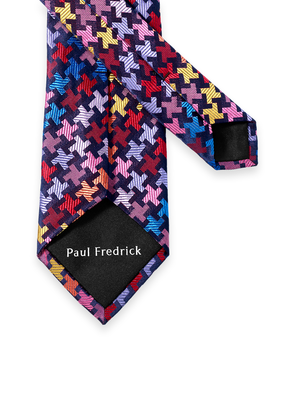 Alternate Image of Geometric Woven Silk Tie-2