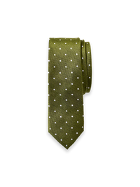 Micro Ditsy Tie - Green