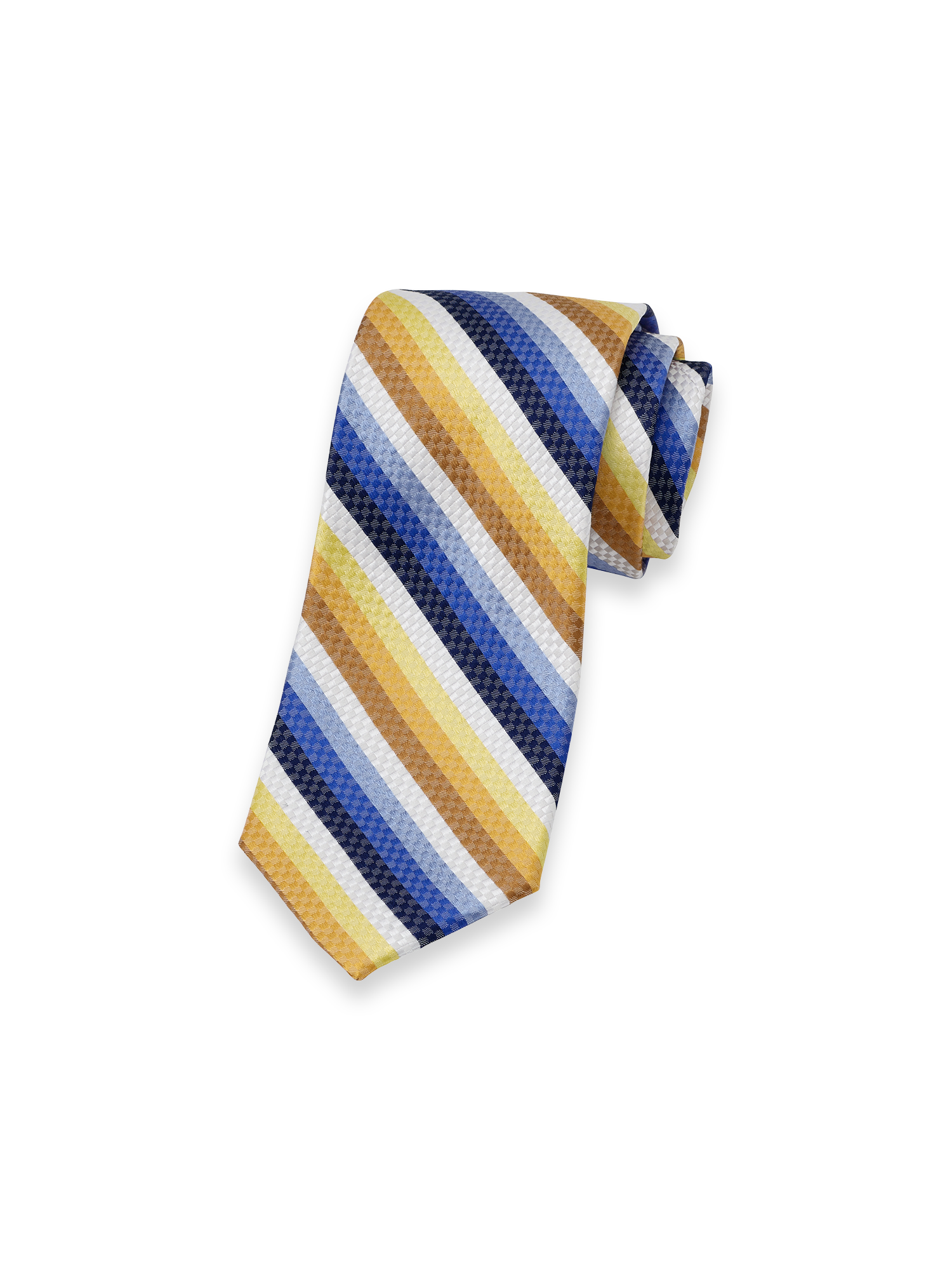 Stripe Woven Silk Tie - Multi
