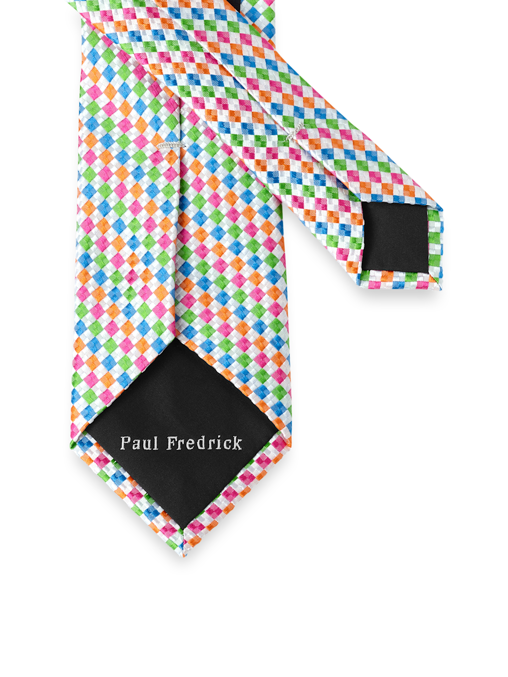 Alternate Image of Geometric Woven Silk Tie-2