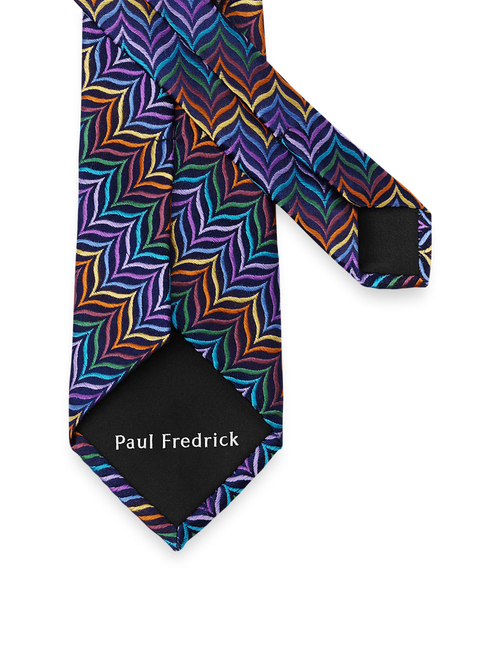 Alternate Image of Herringbone Woven Silk Tie-2