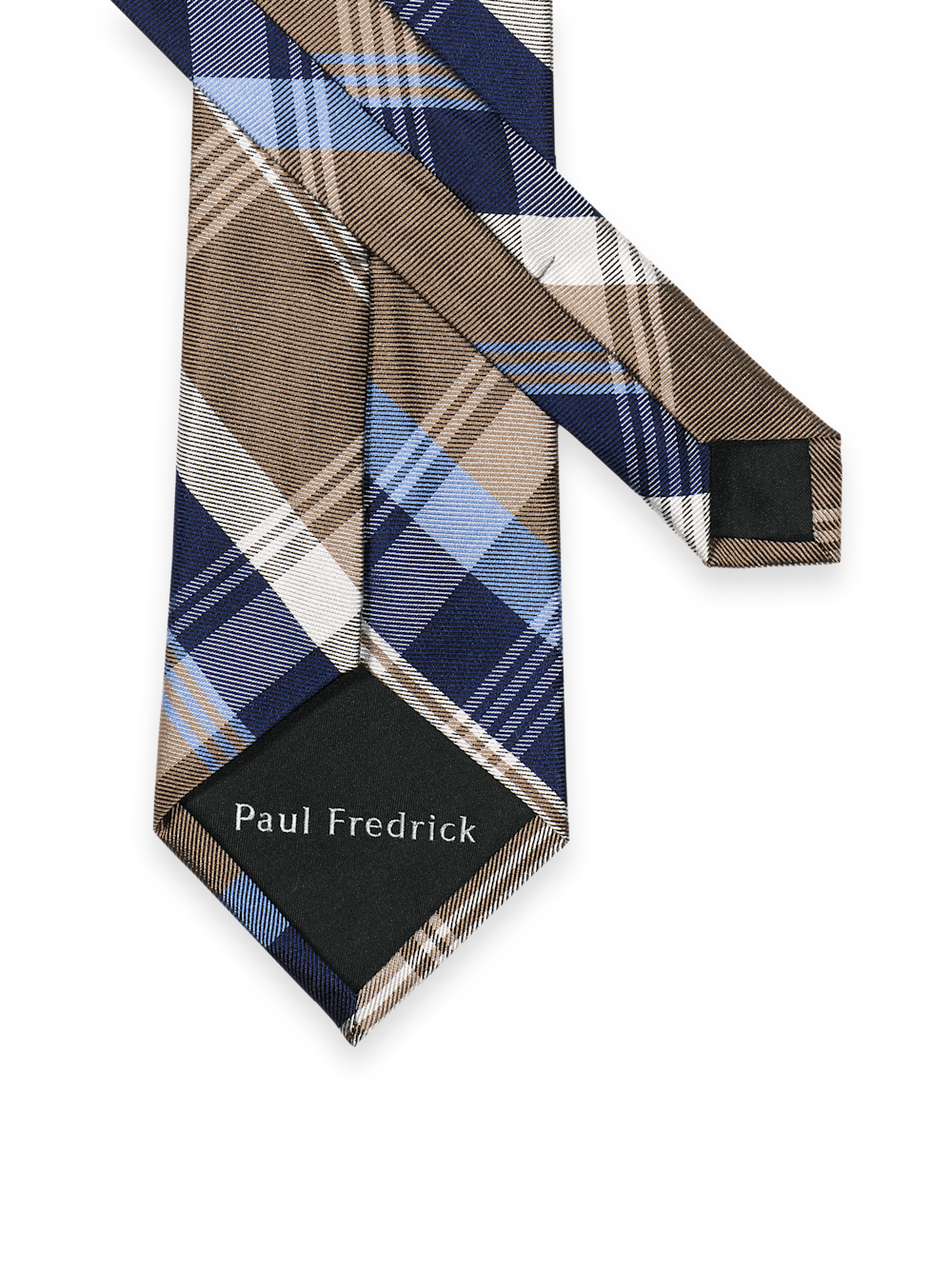 Alternate Image of Plaid Woven Silk Tie-1