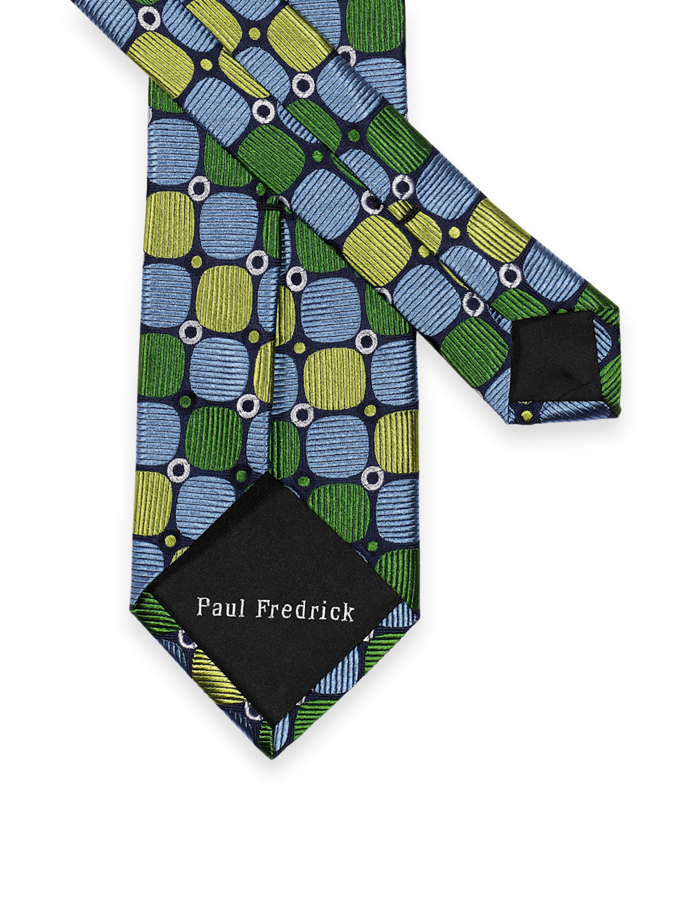 Alternate Image of Geometric Woven Silk Tie-1