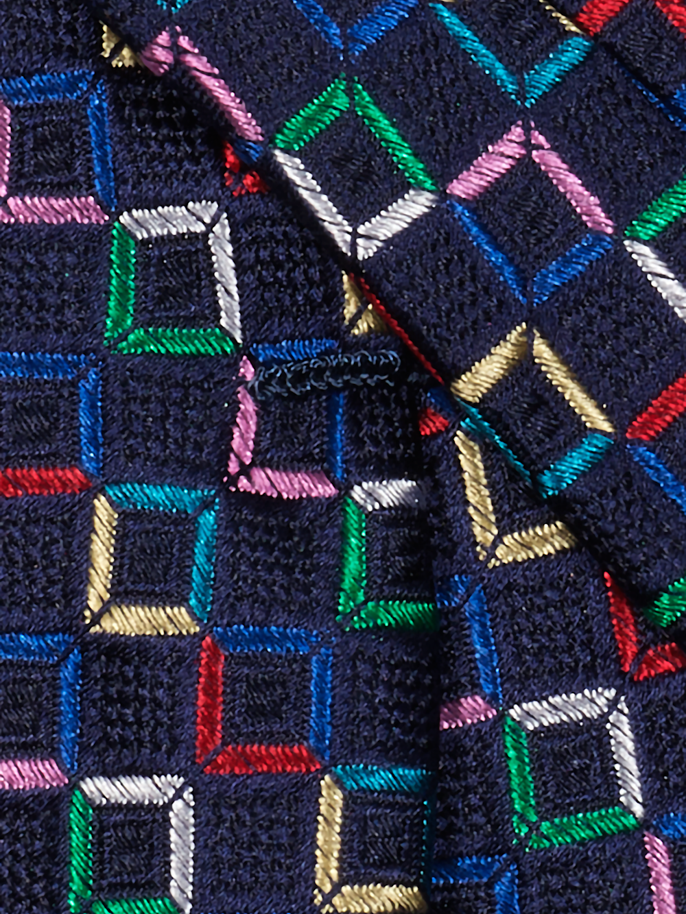 Alternate Image of Geometric Woven Silk Tie-2