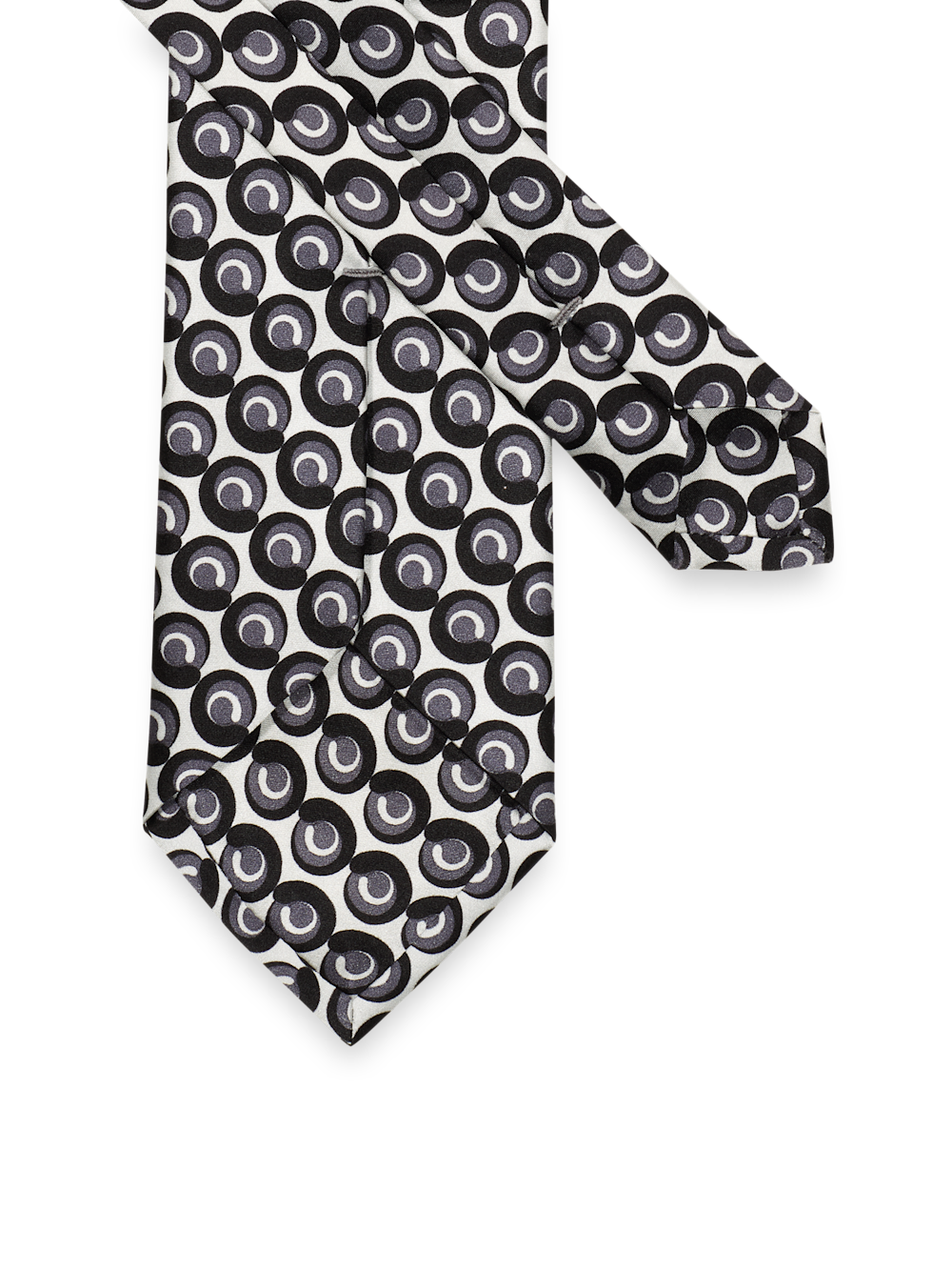 Alternate Image of Circles Italian Printed Silk Tie-1