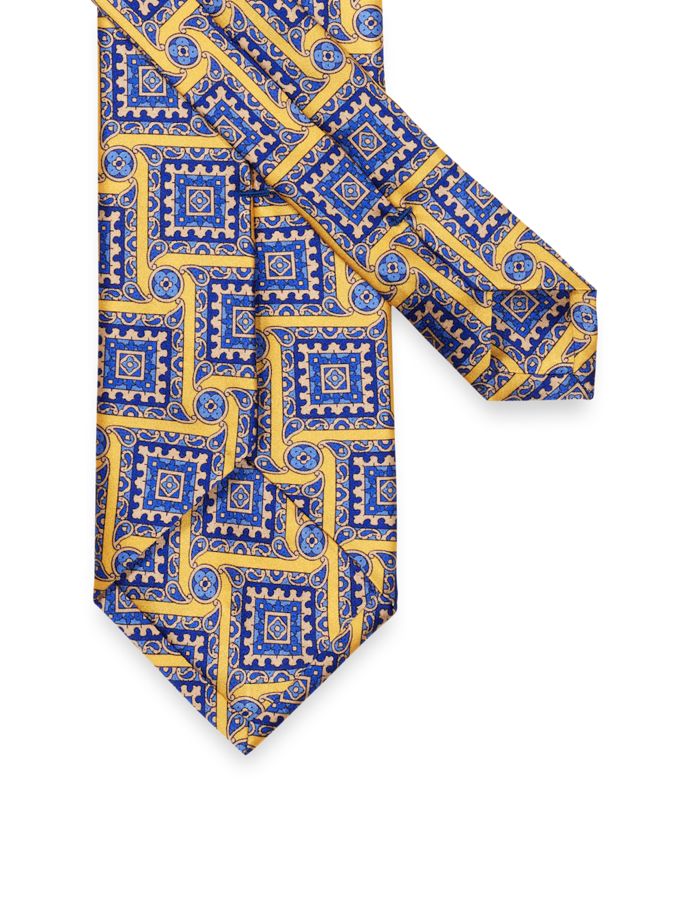 Alternate Image of Geometric Italian Printed Silk Tie-1