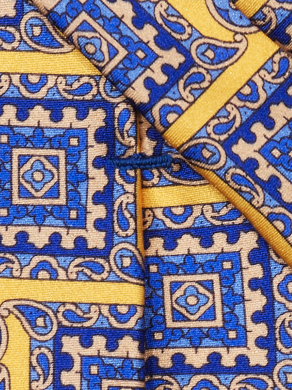 Alternate Image of Geometric Italian Printed Silk Tie-2