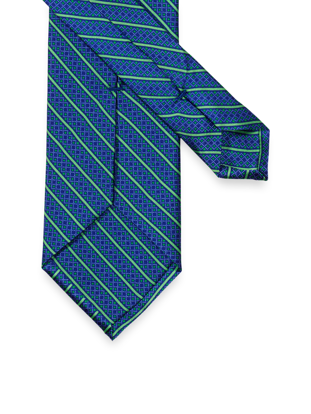 Alternate Image of Stripe Italian Printed Silk Tie-1