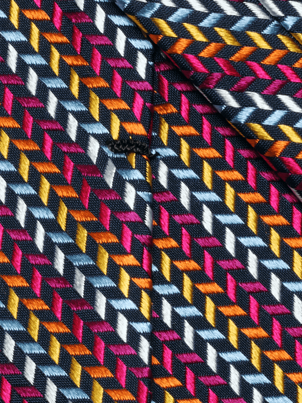 Alternate Image of Geometric Woven Silk Tie-3