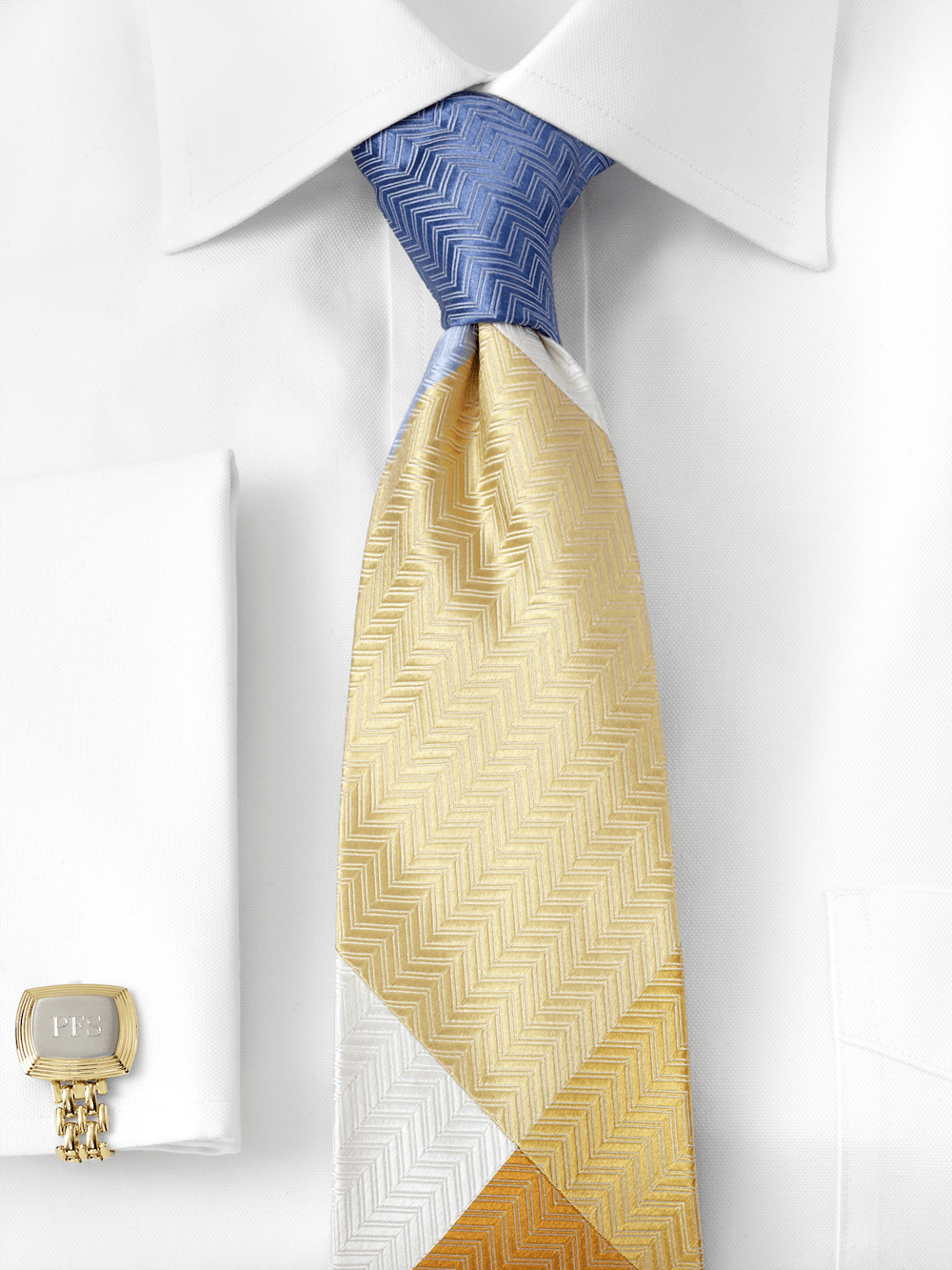 Alternate Image of Patchwork Woven Silk Tie-1