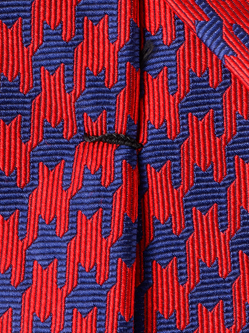 Alternate Image of Houndstooth Woven Silk Tie-2