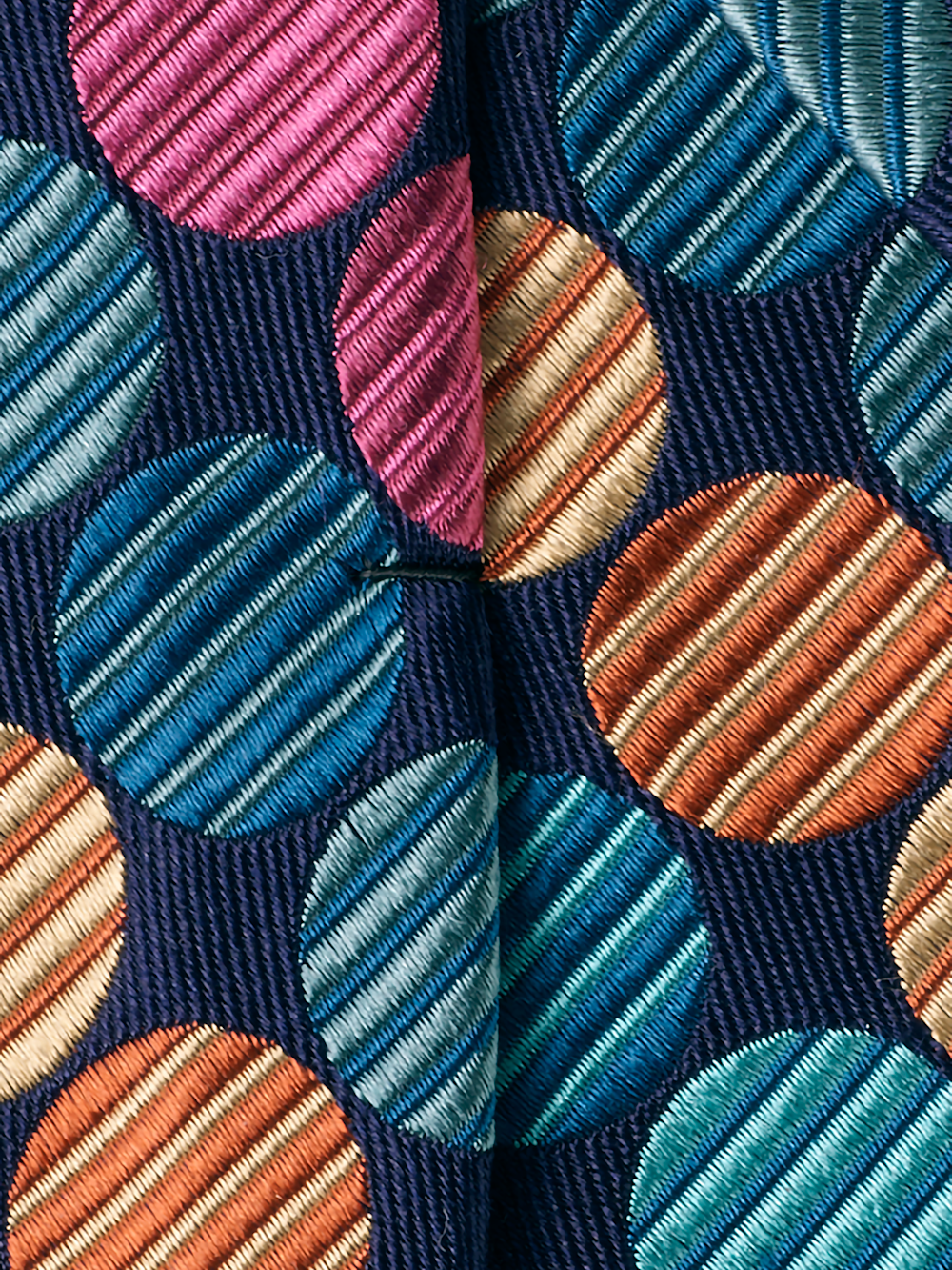 Alternate Image of Circles Woven Silk Tie-2