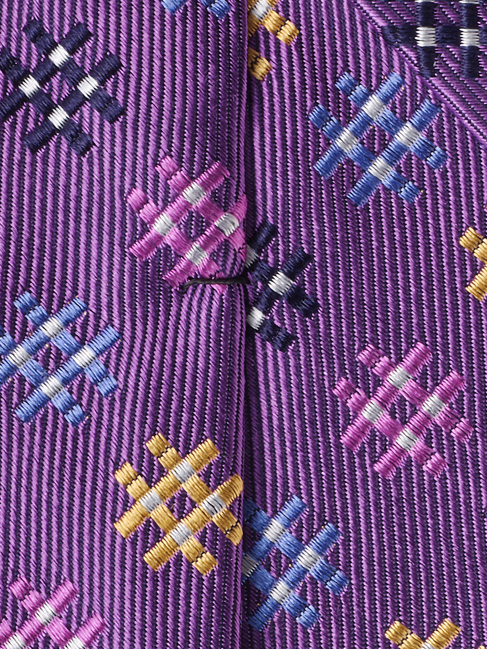 Alternate Image of Geometric Woven Silk Tie-2
