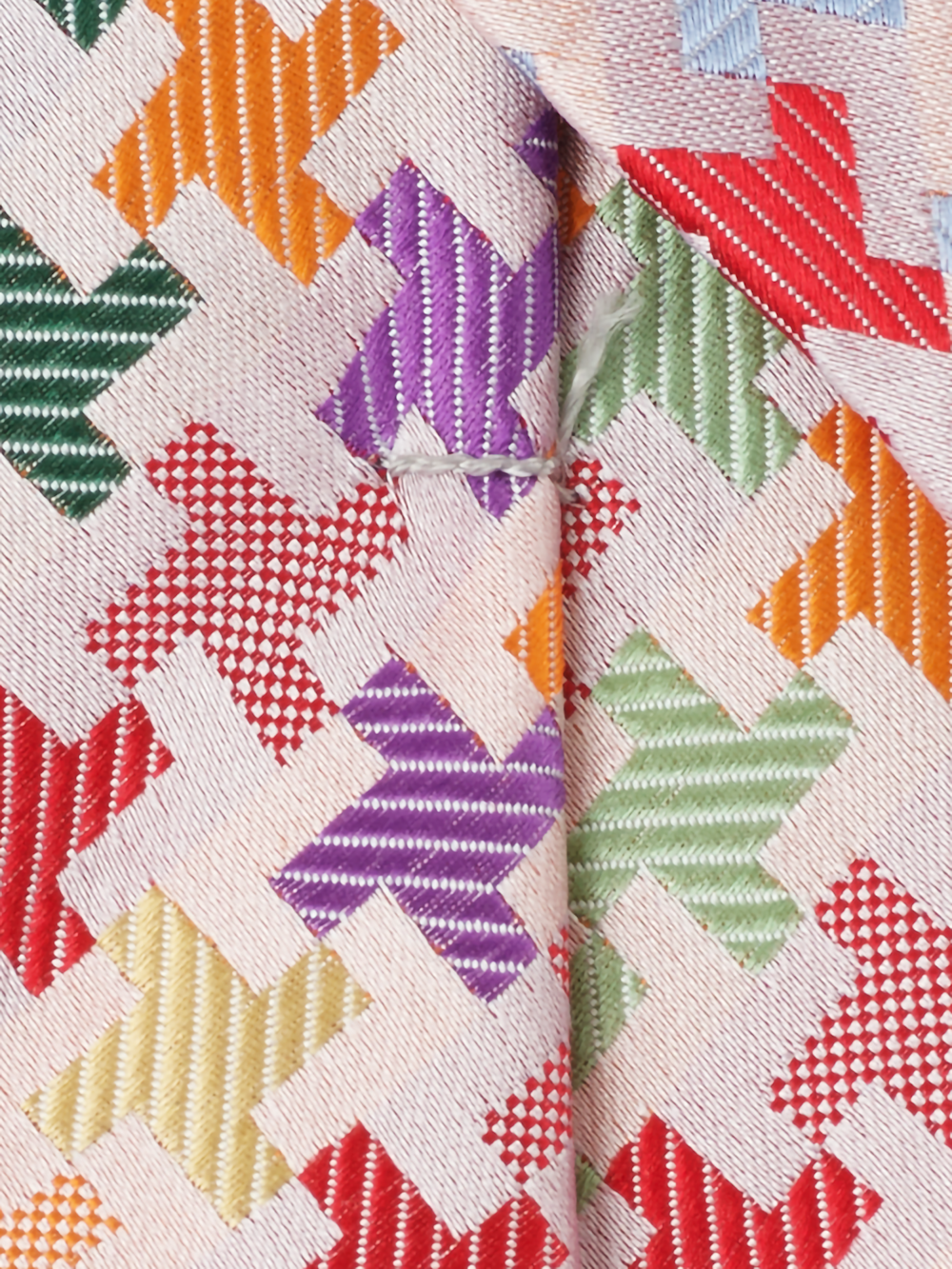 Alternate Image of Geometric Woven Silk Tie-3