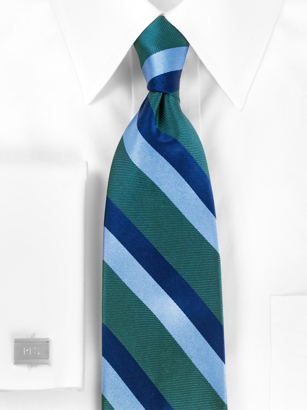 Alternate Image of Stripe Woven Silk Tie-1