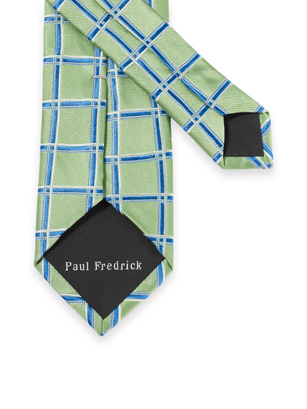 Alternate Image of Windowpane Woven Silk Tie-2