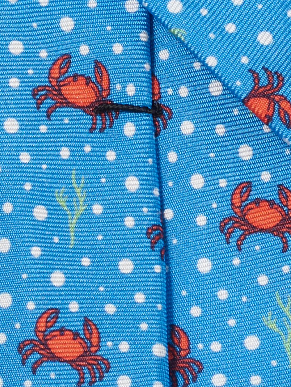 Alternate Image of Crab Motif Woven Silk Tie-3
