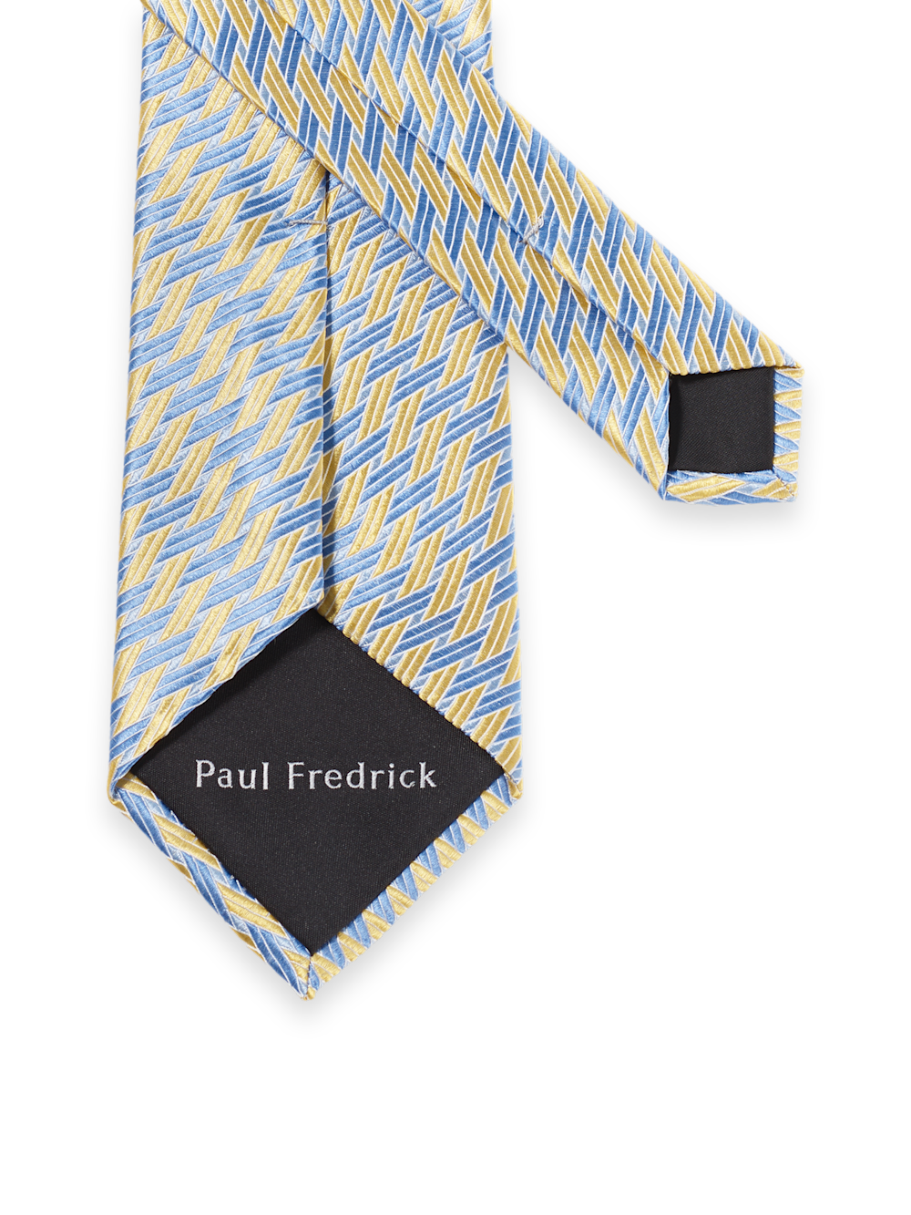 Alternate Image of Basketweave Woven Silk Tie-2