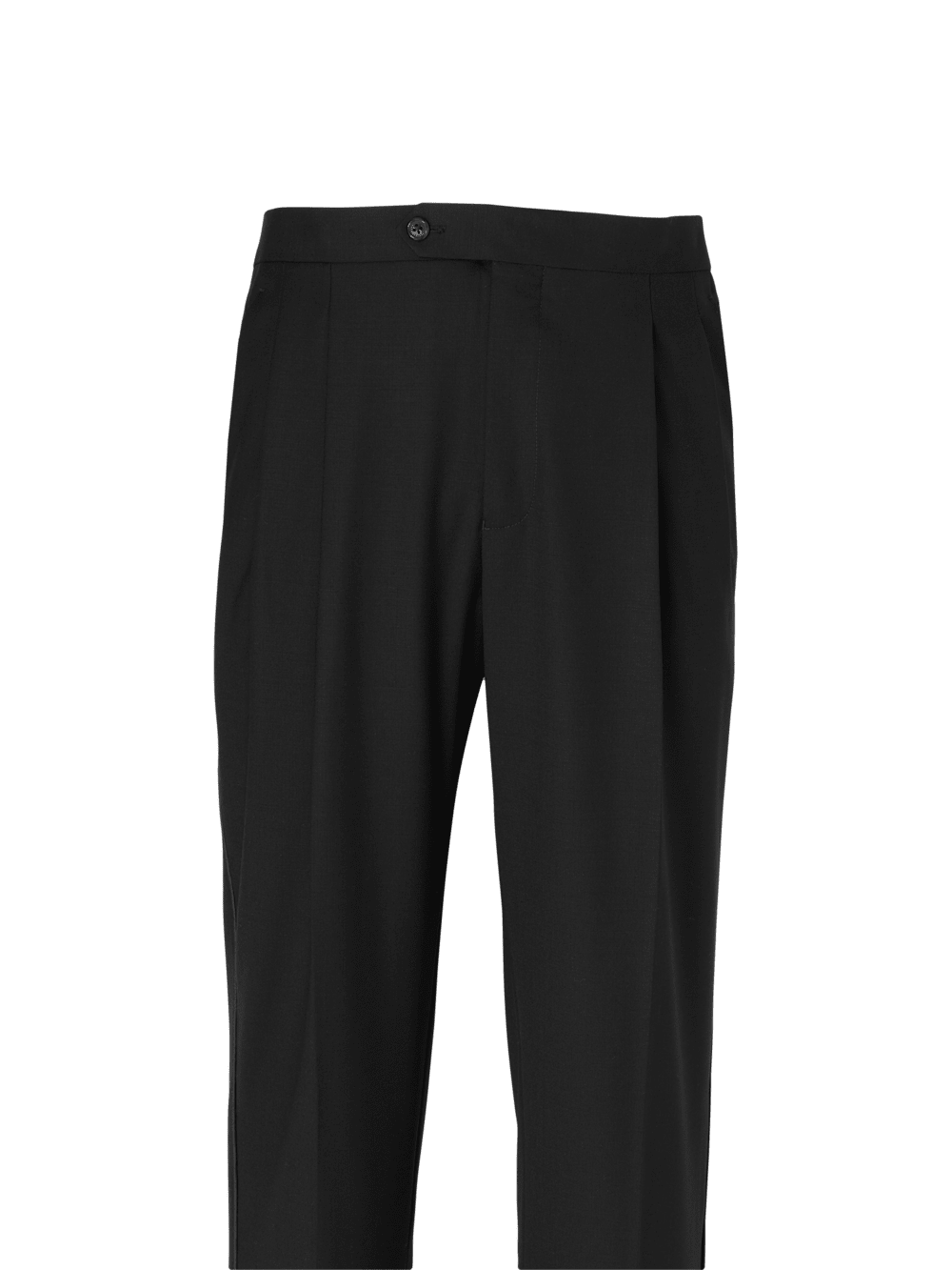 Alternate Image of Wool Stretch Tuxedo Pants-1#model_pleated front