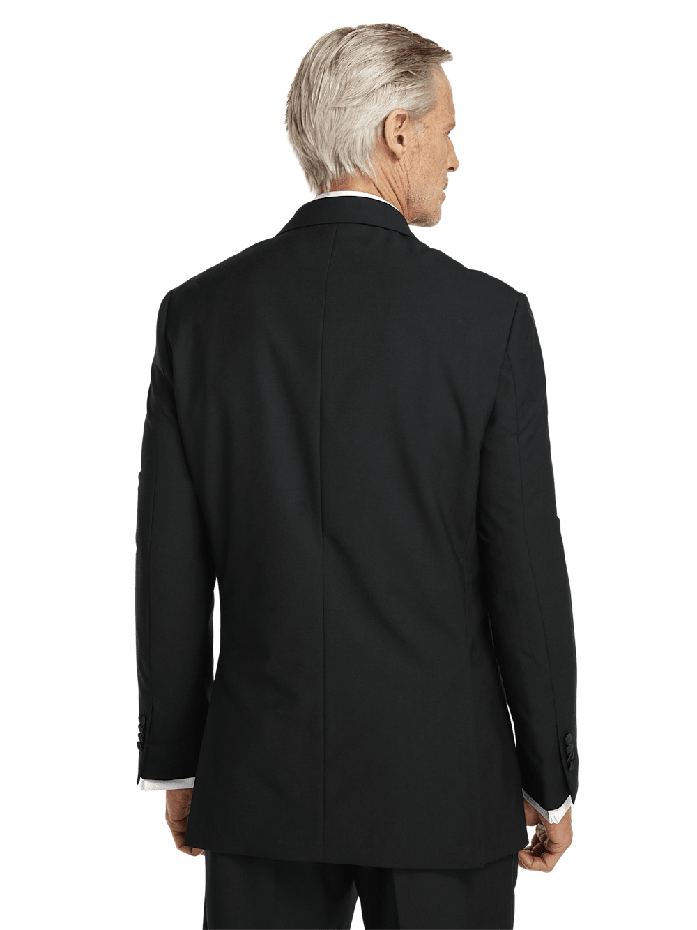 Alternate Image of Wool Stretch Single Breasted Peak Lapel Tuxedo Jacket-6