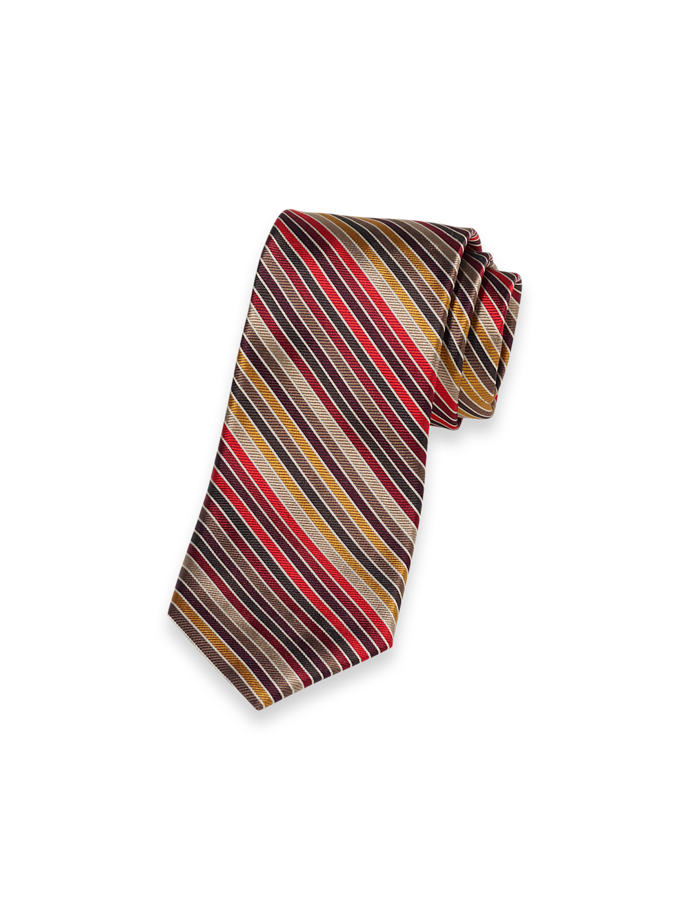 Product Image of Stripe Woven Silk Tie-Multi