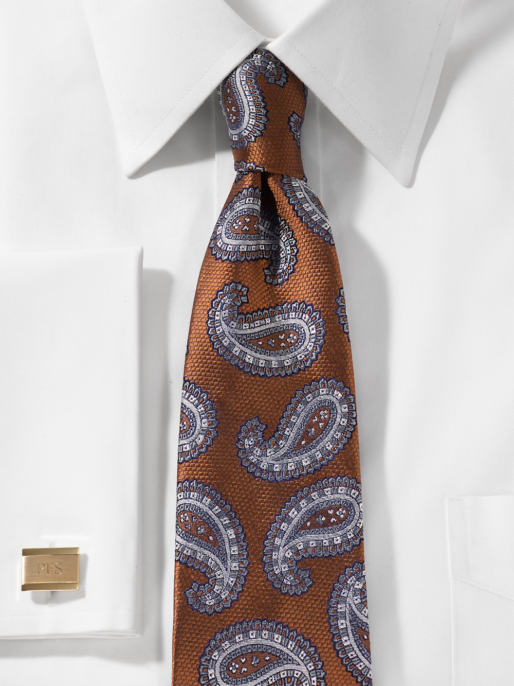 Alternate Image of Paisley Woven Silk Tie-1