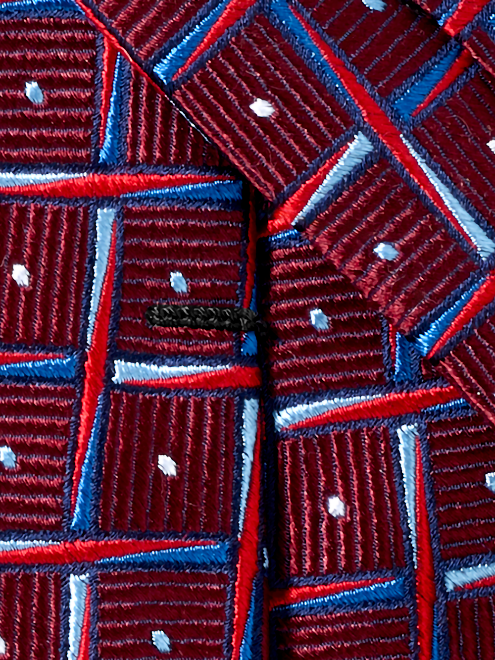 Alternate Image of Geometric Woven Silk Tie-3