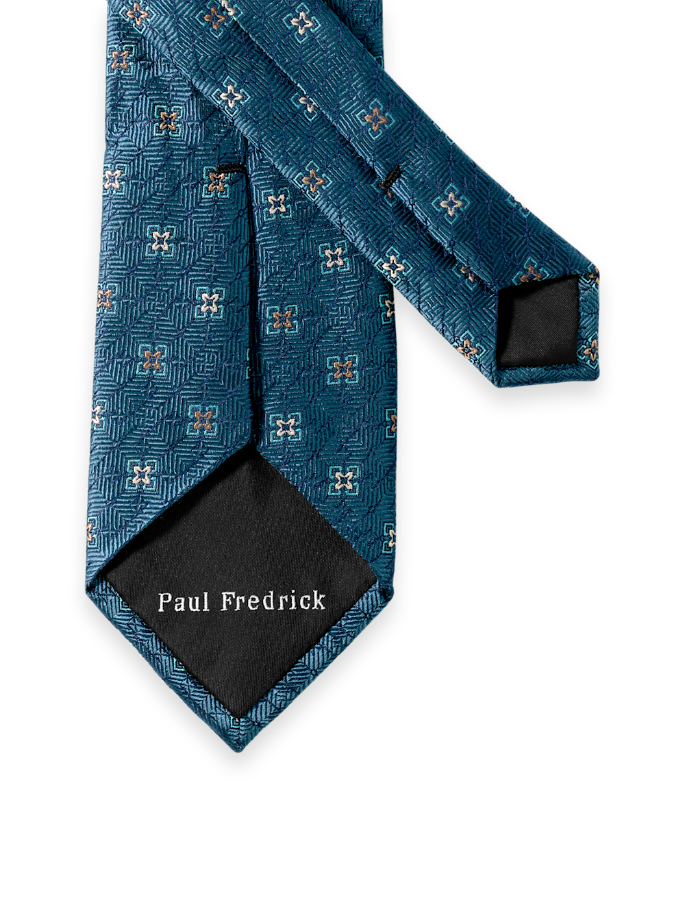 Alternate Image of Medallion Woven Silk Tie-2