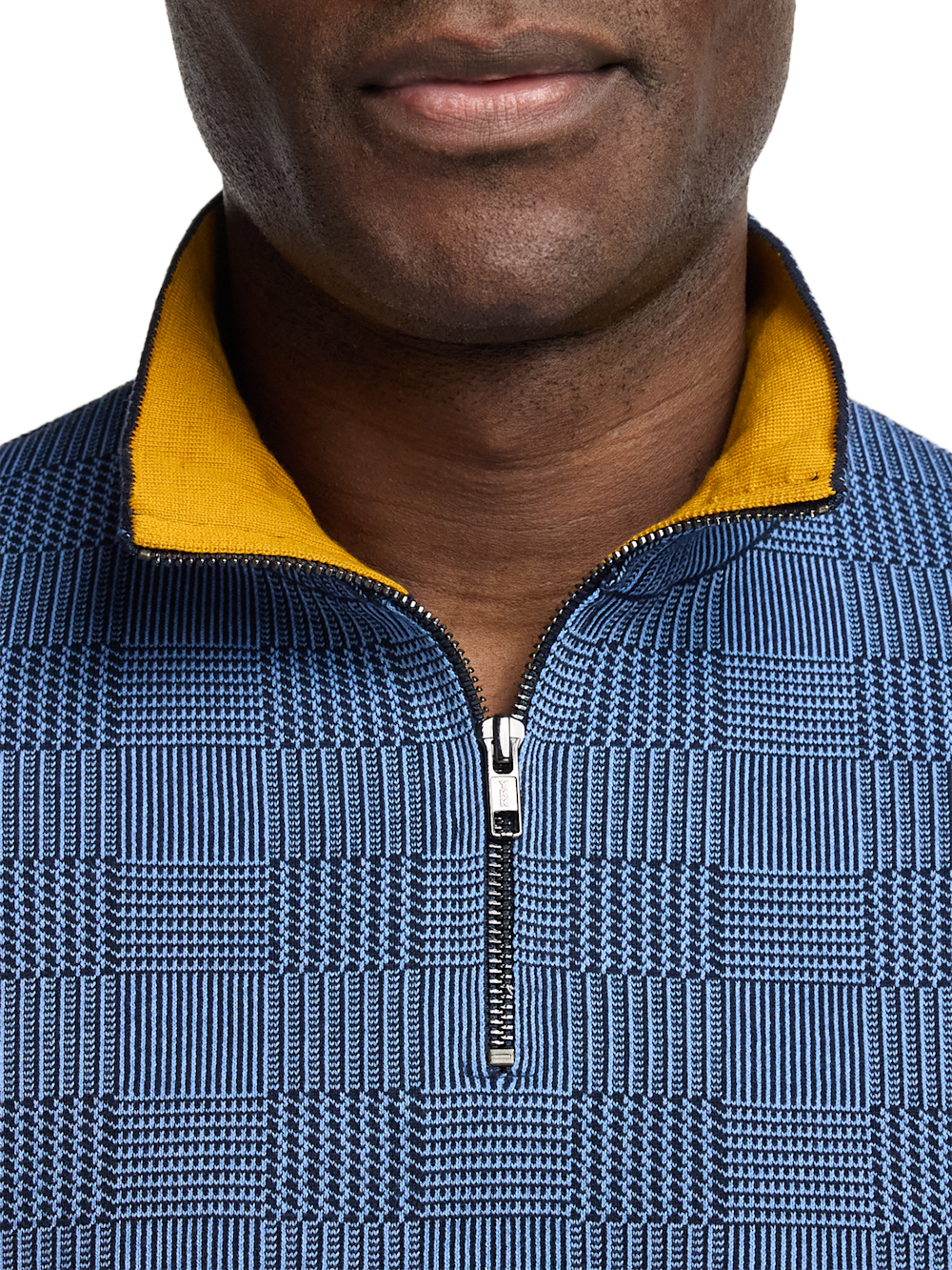 Alternate Image of Cotton Quarter Zip Mock Neck Sweater-2