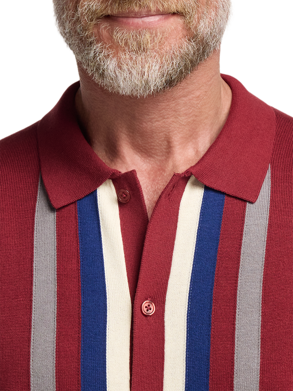 Alternate Image of Cotton Button Front Polo-2