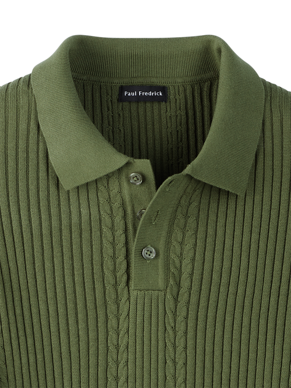 Alternate Image of Cotton Three Button Polo-5