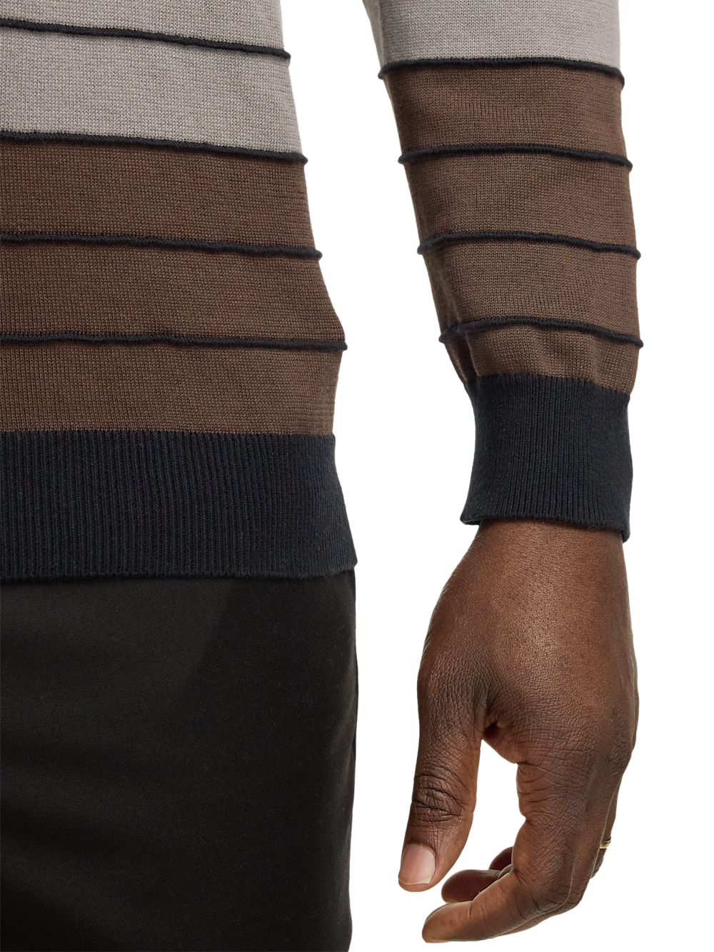 Alternate Image of Cotton Quarter Zip Mock Neck Sweater-3