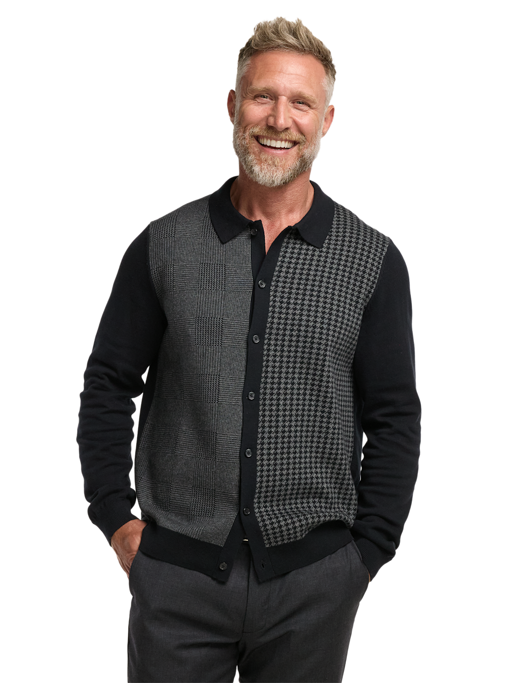 Alternate Image of Cotton Button Front Polo-1