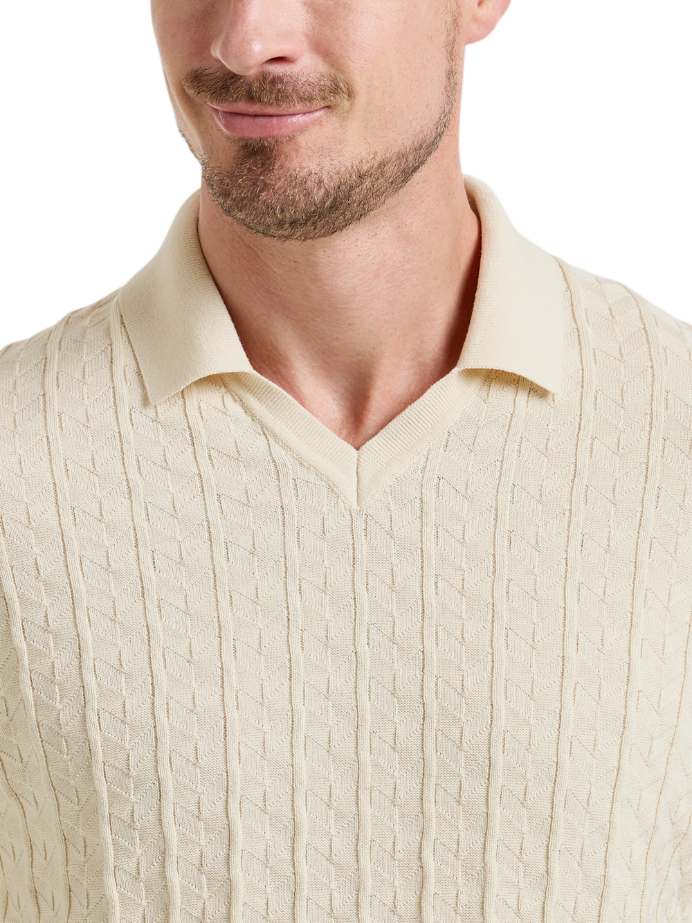 Alternate Image of Cotton Johnny Collar Sweater-2