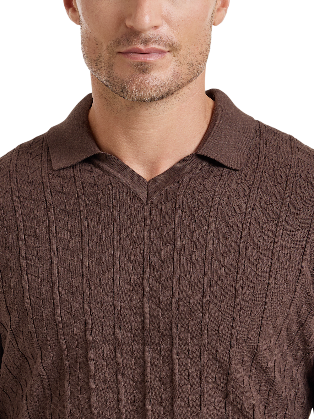 Alternate Image of Cotton Johnny Collar Sweater-2