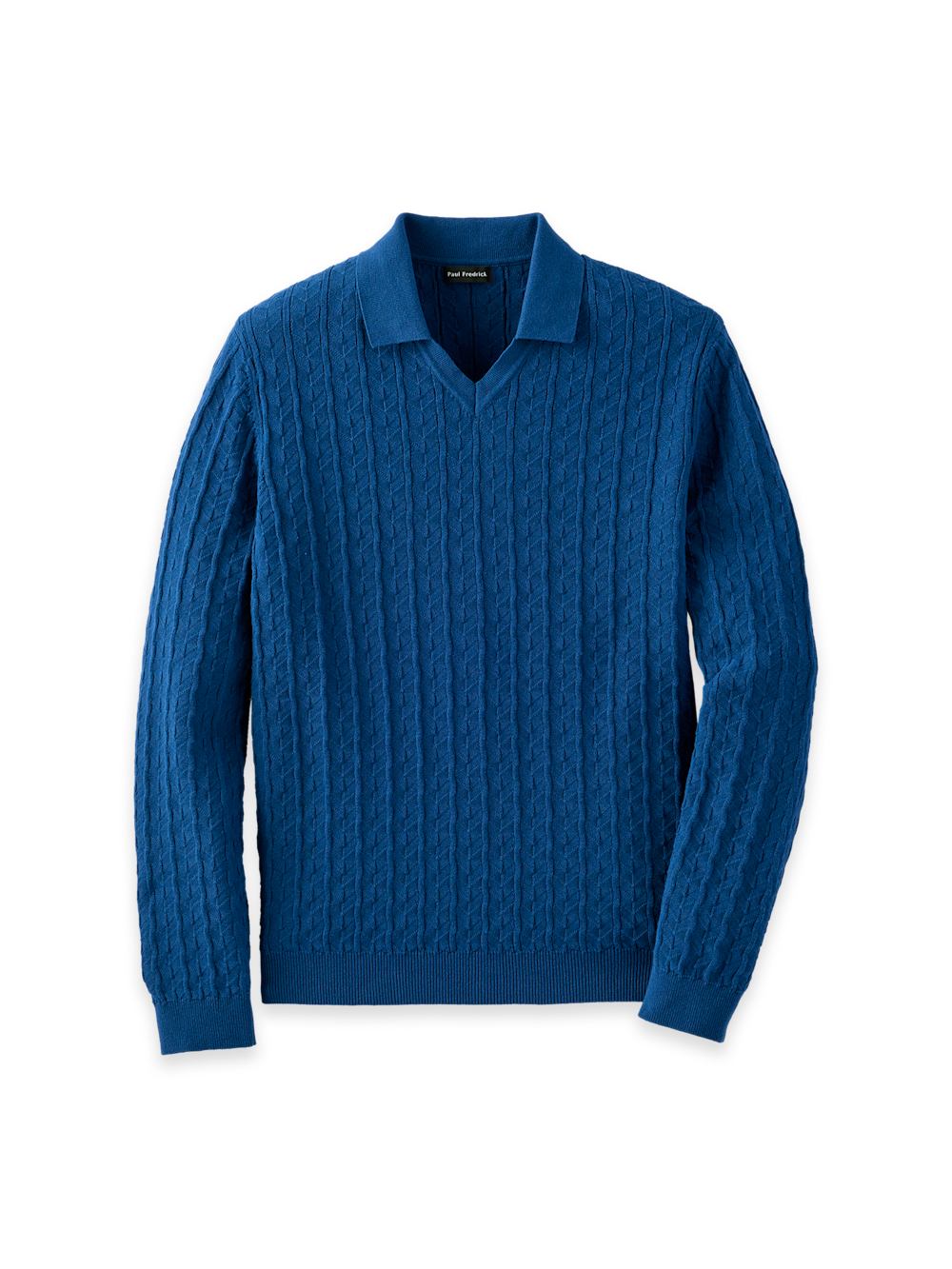 Men's Navy Solid Knitwear 