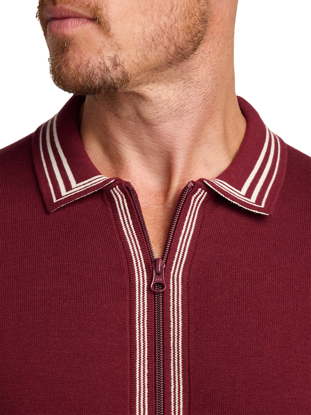 Alternate Image of Cotton Full Zip Polo-2