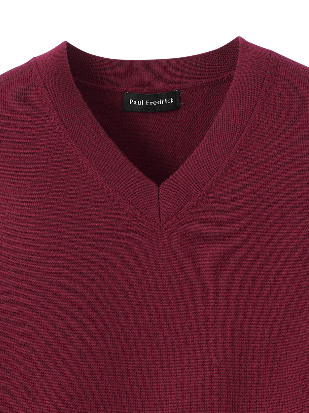 Alternate Image of Washable Merino Wool V-neck Sweater-5
