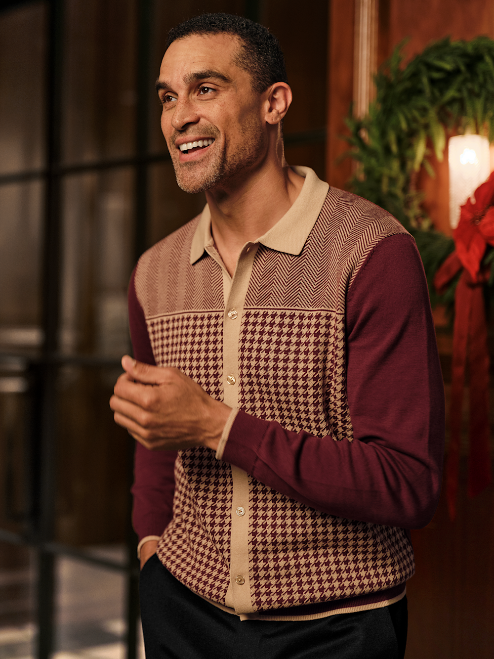 Alternate Image of Cotton Button Front Polo-6