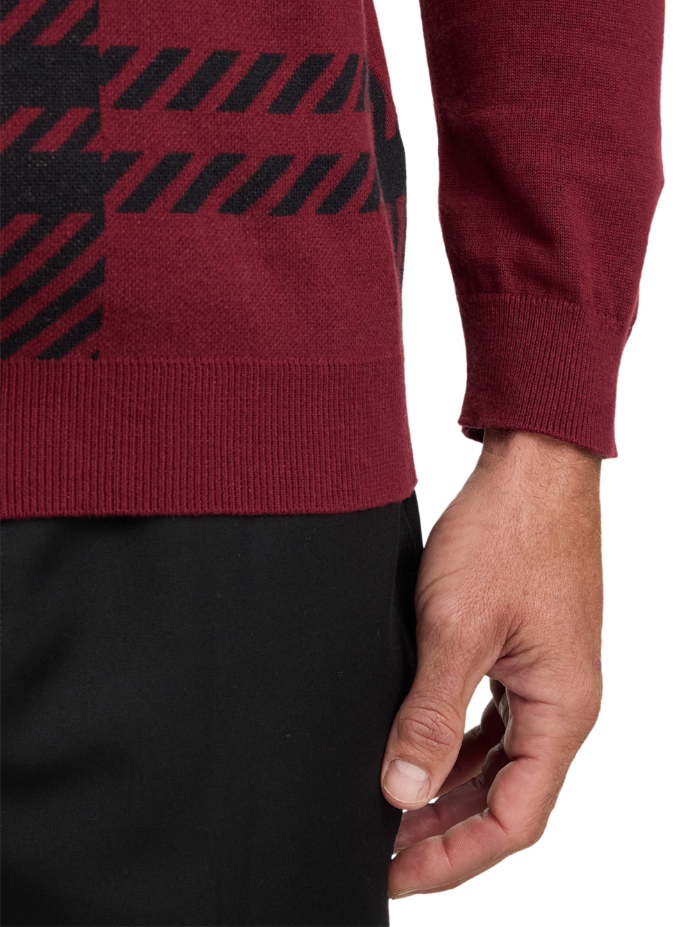 Alternate Image of Cotton Crewneck Sweater-3