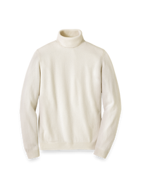 Cashmere Turtleneck Sweater - Ivory