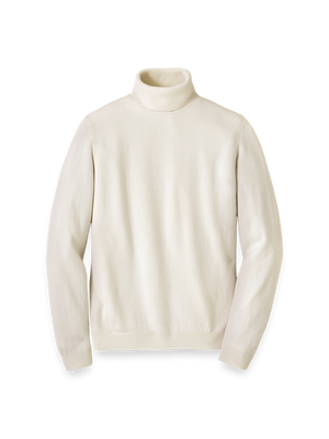 Cashmere Turtleneck Sweater - Ivory