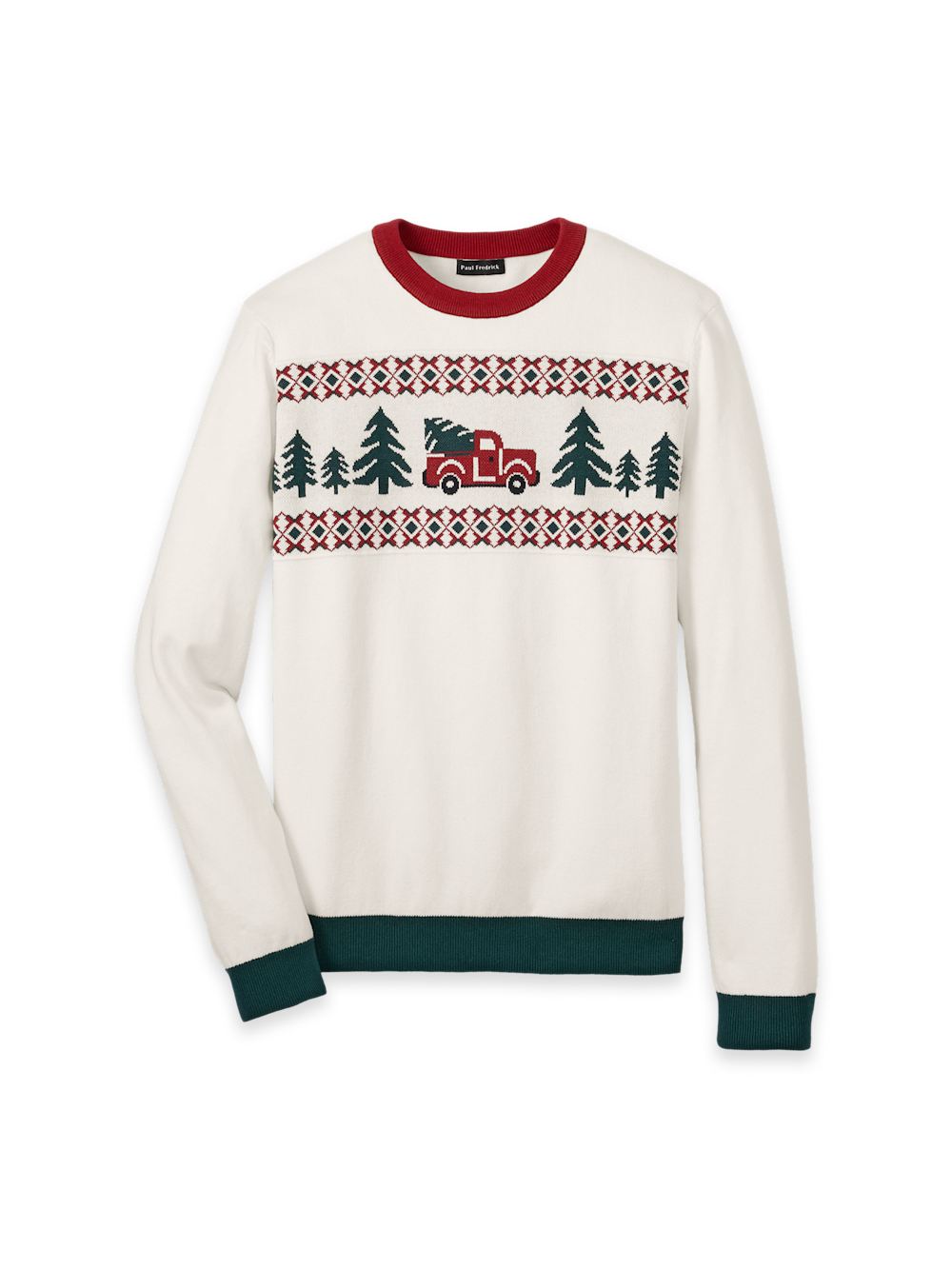 Men's white multi  Knitwear 