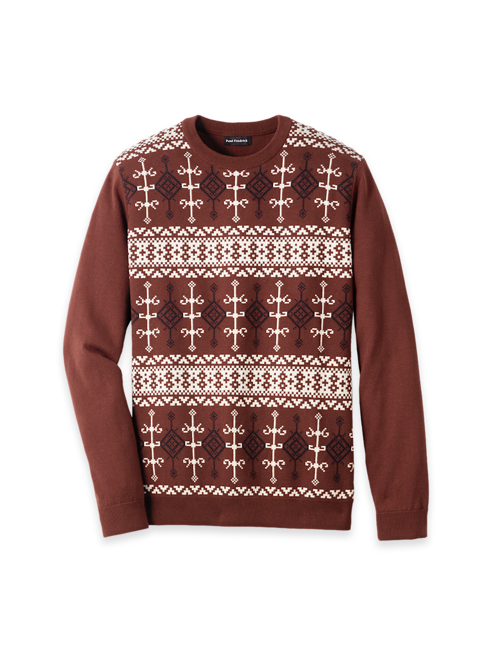Men's burgundy multi  Knitwear 